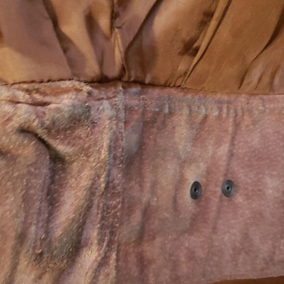 𝅺Vintage Avanti Genuine Pig Suede Pig Nappa Brown Jacket Size Large Brown Lined - Picture 9 of 9